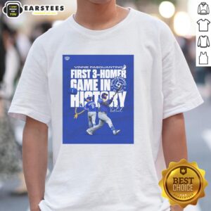 Pretty Vinnie Pasquantino First 3 Homer Game In History World Baseball Classic 2026 T-Shirt