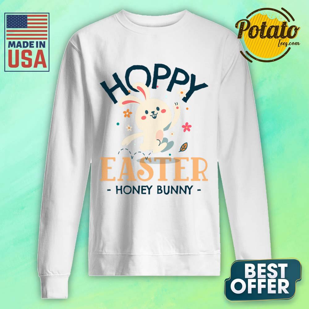 Hoppy Easter Honey Bunny Shirt - Image 3