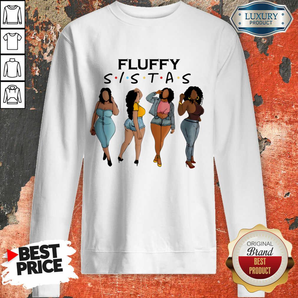 Black Woman Fluffy Sistas Afro Shirt - Image 3