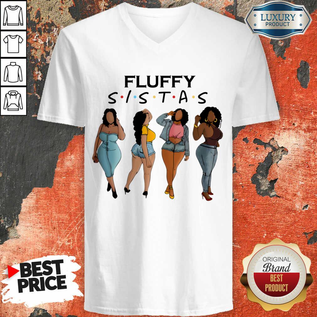 Black Woman Fluffy Sistas Afro Shirt - Image 5