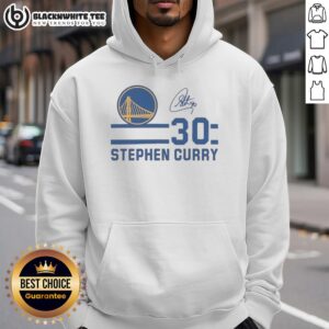 Alternative view of Top Stephen Curry Golden State Warriors Signature Name And Number T-Shirt