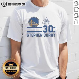 Top Stephen Curry Golden State Warriors Signature Name And Number T-Shirt