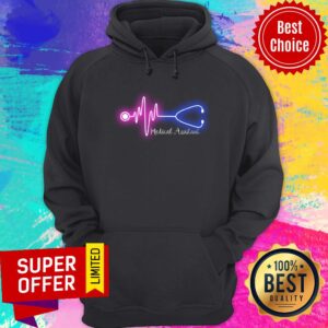 Alternative view of Stethoscope Heartbeat Medical Assistant Shirt