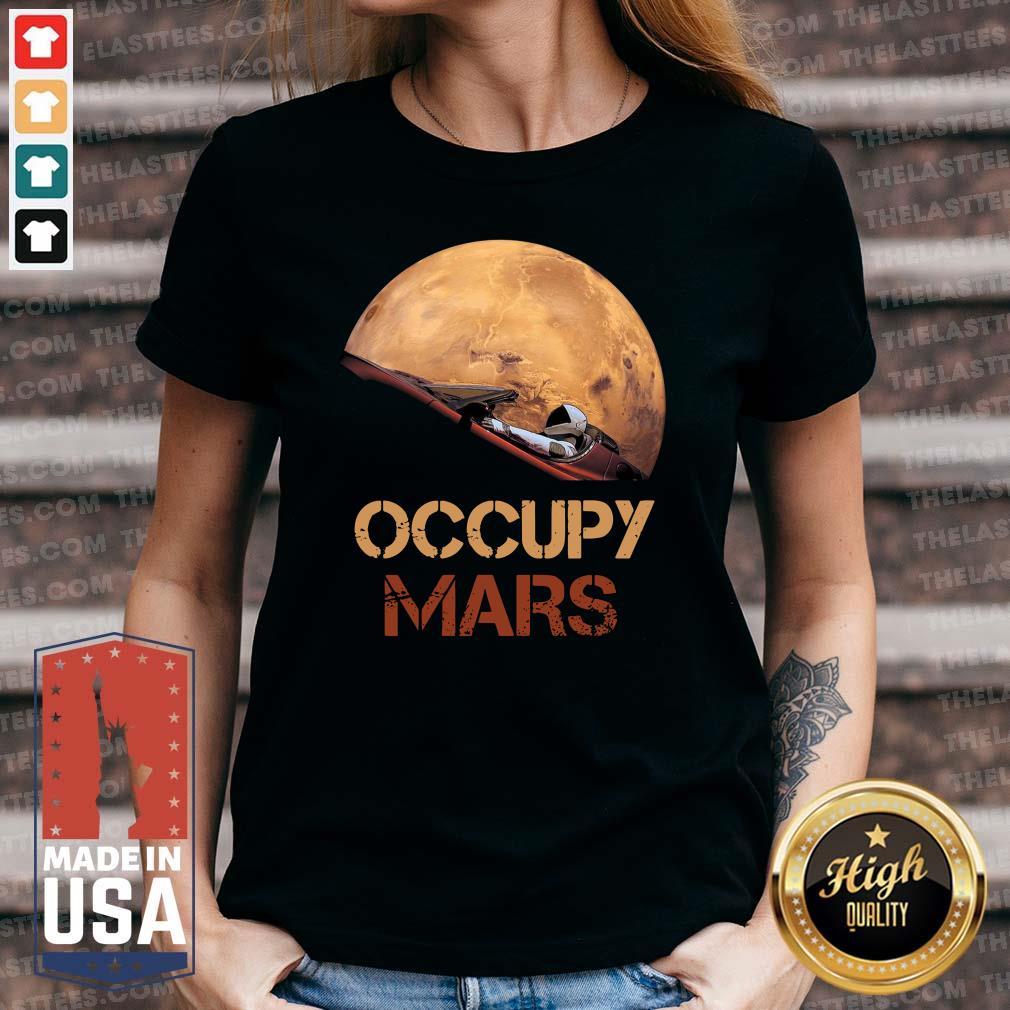 Nice The Occupy Mars Starman Shirt - Image 3