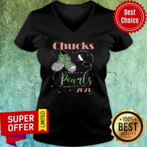 Alternative view of Top Chucks And Pearls Sneaker 2021 Shirt