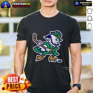 Good Notre Dame Fighting Irish Hockey Leprechaun T-Shirt