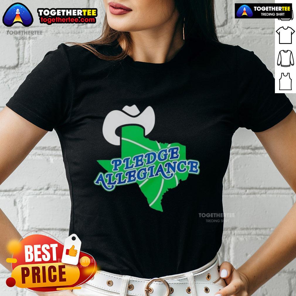 Hot Pledge Allegiance Dallas Mavericks Basketball T-Shirt - Image 3