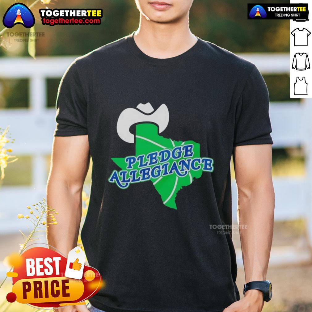 Hot Pledge Allegiance Dallas Mavericks Basketball T-Shirt