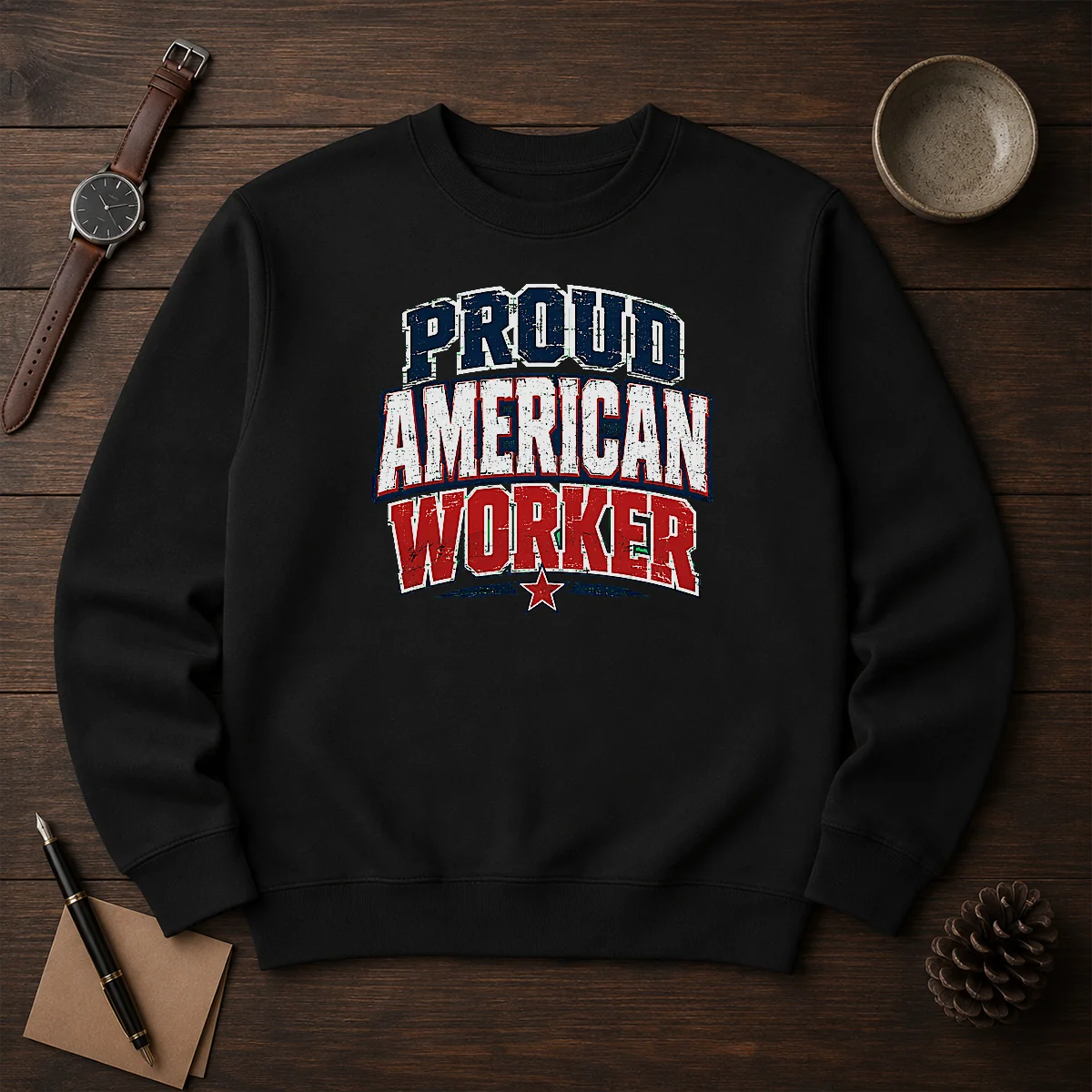 Funny Proud American Worker Labour Day Streetwear Shirt - Image 7