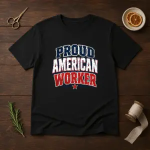Funny Proud American Worker Labour Day Streetwear Shirt