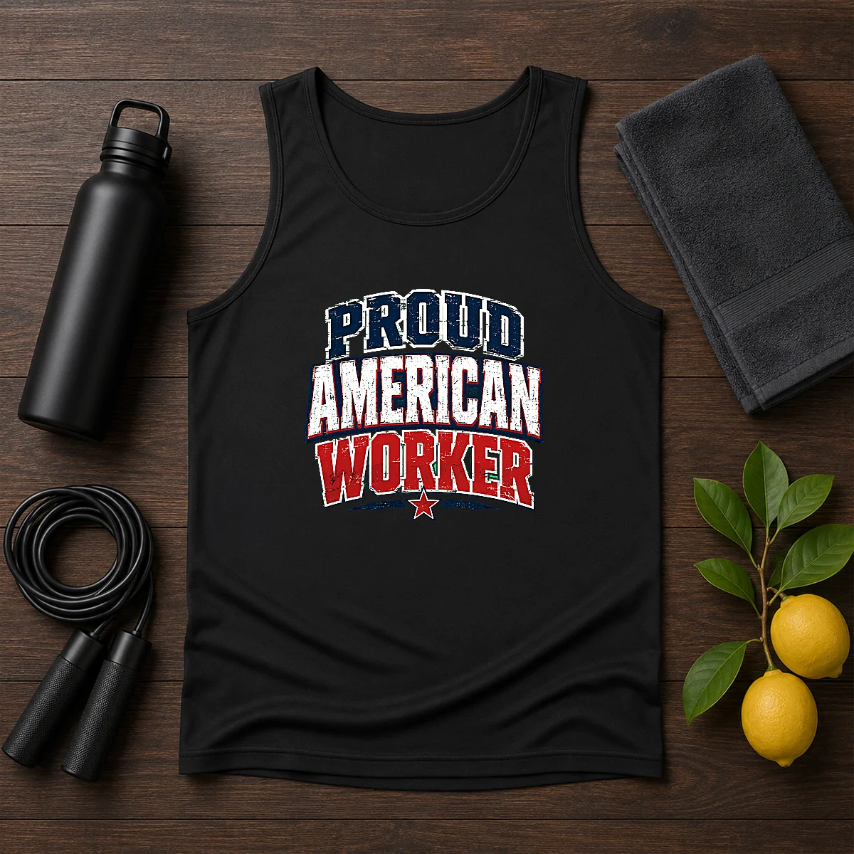 Funny Proud American Worker Labour Day Streetwear Shirt - Image 3