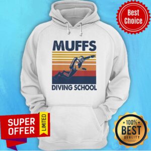 Alternative view of Muffs Diving School Vintage Retro Shirt