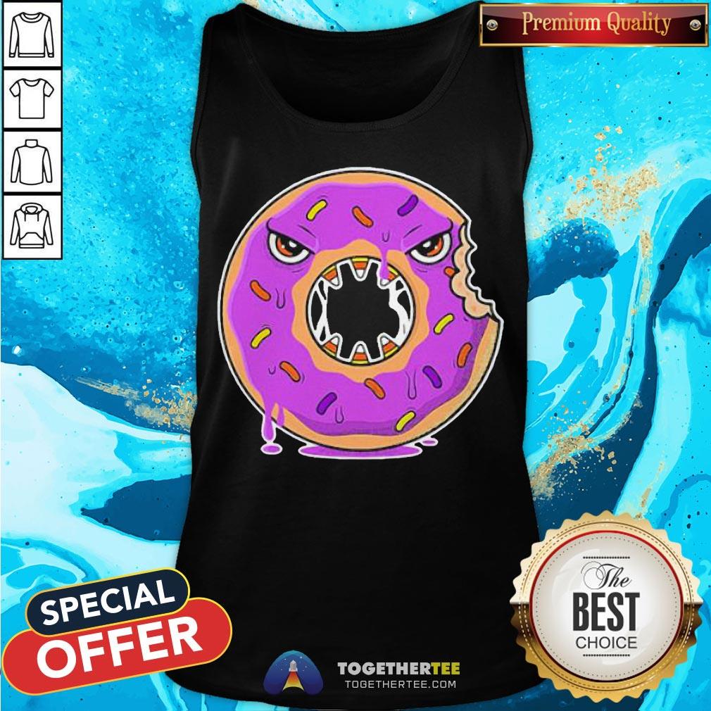 Nice Scary Donut Costume Happy Halloween Shirt - Image 3