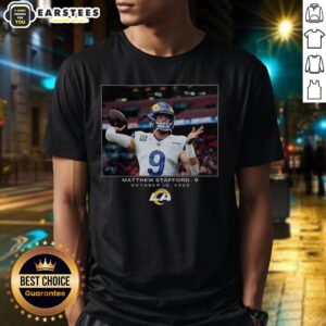 Hot Matthew Stafford Los Angeles Rams NFL Week 7 2025 T-Shirt