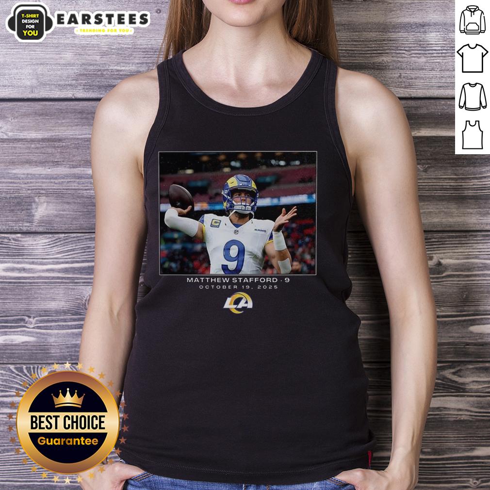 Hot Matthew Stafford Los Angeles Rams NFL Week 7 2025 T-Shirt - Image 4