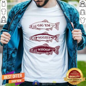 Texas A&M Aggie Triple Fish T-Shirt