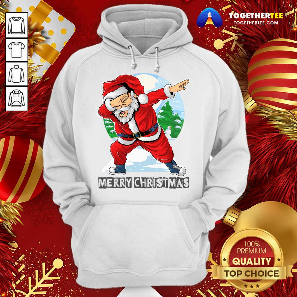 Awesome Santa Claus Dabbing Dance Cute T-Shirt - Image 5