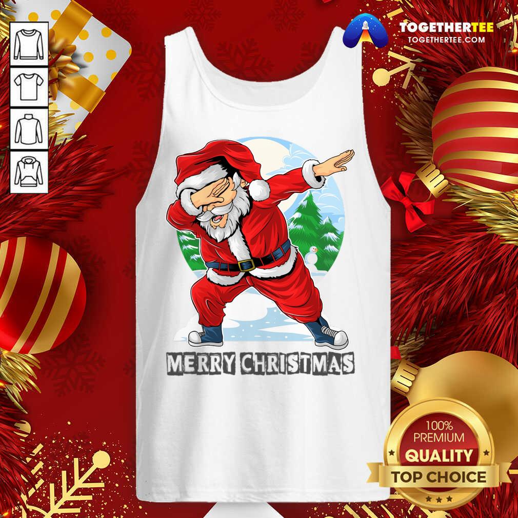Awesome Santa Claus Dabbing Dance Cute T-Shirt - Image 3