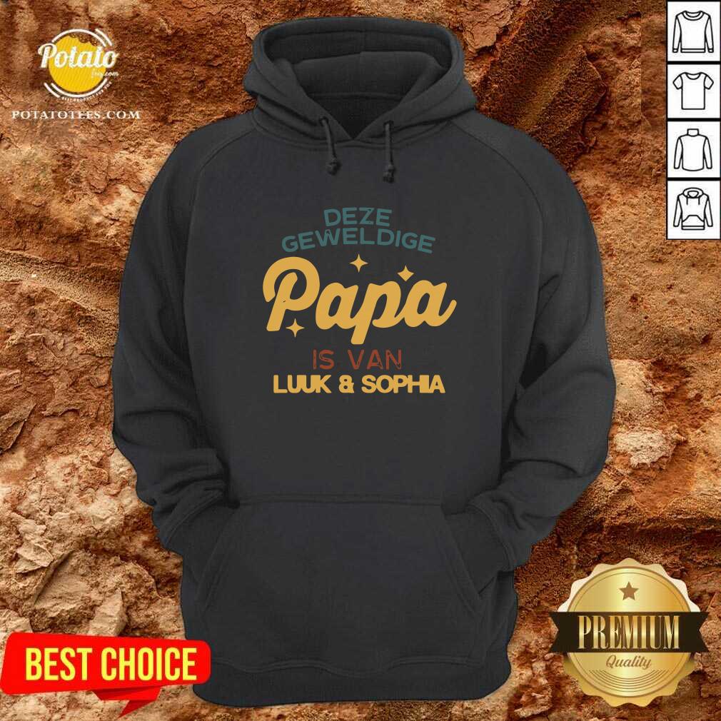 Deze Geweldige Papa Is Van Luuk And Sophia Shirt - Image 5