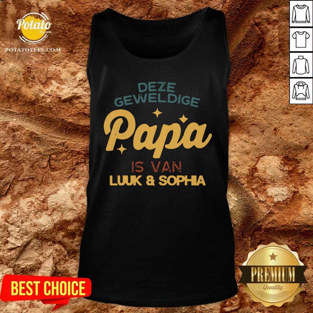 Deze Geweldige Papa Is Van Luuk And Sophia Shirt - Image 3