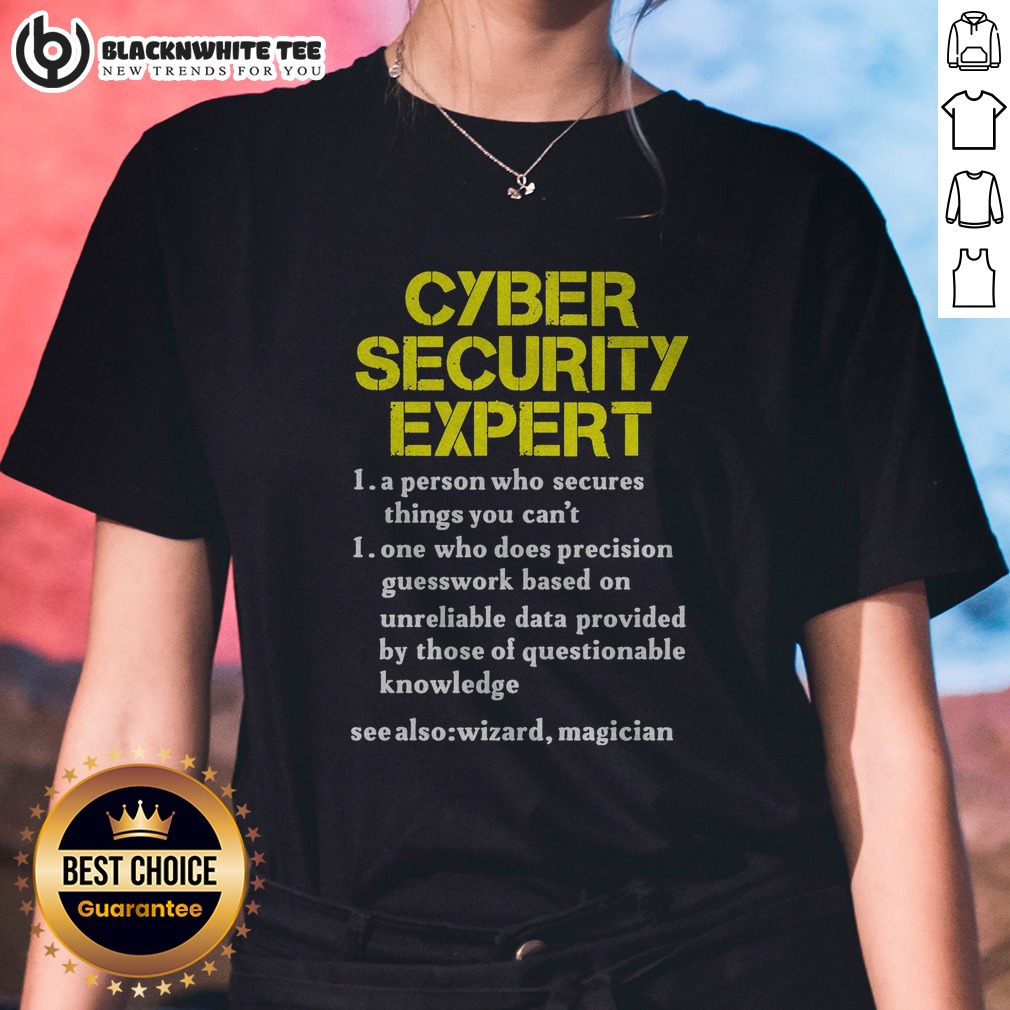 Pretty Cybersecurity Expert Humour Shirt - Image 3