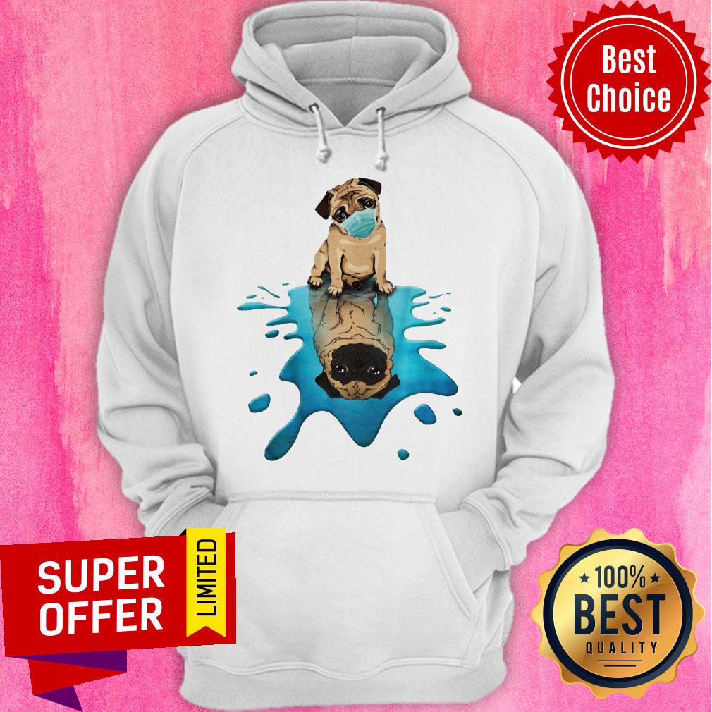 Top Pug Dog Face Mask Shirt - Image 5