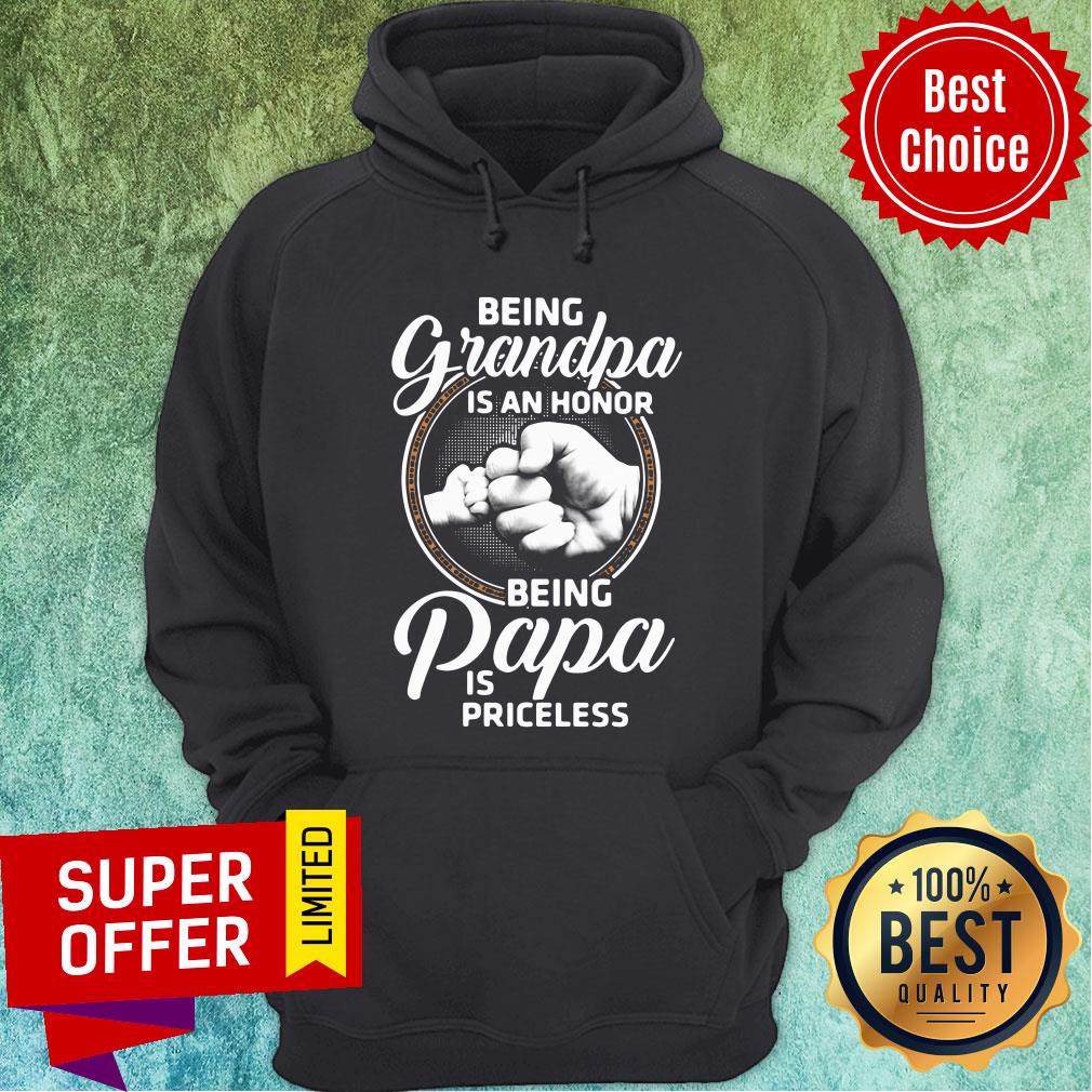 Awesome Being Grandpa Is An Honor Being Papa is Priceless Shirt - Image 5