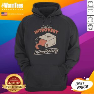 Alternative view of Pretty Just An Introvert Introverting Cat In A Bag Shirt