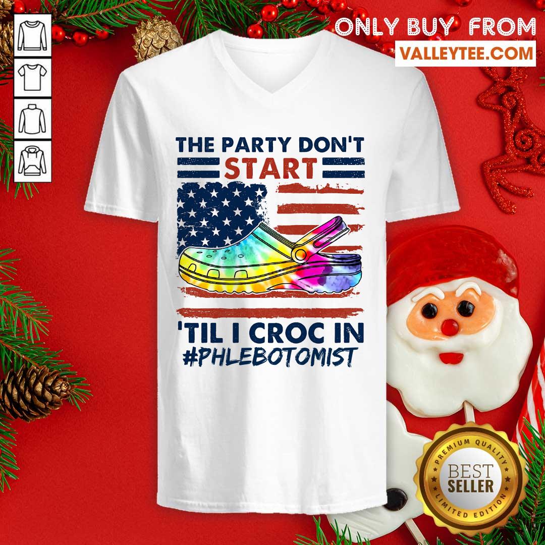 Hippie Til I Croc In Phlebotomist Shirt - Image 3