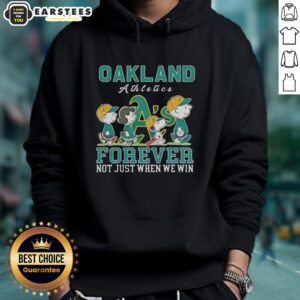Alternative view of Awesome Snoopy And Charlie Brown Oakland Athletics Baseball Forever Not Just When We Win T-Shirt