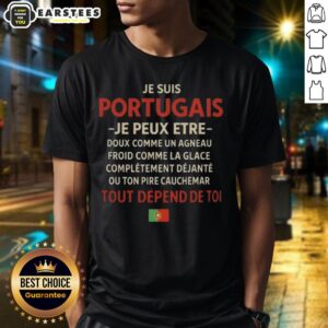 Funny Je Suis Portugais Quote T-Shirt