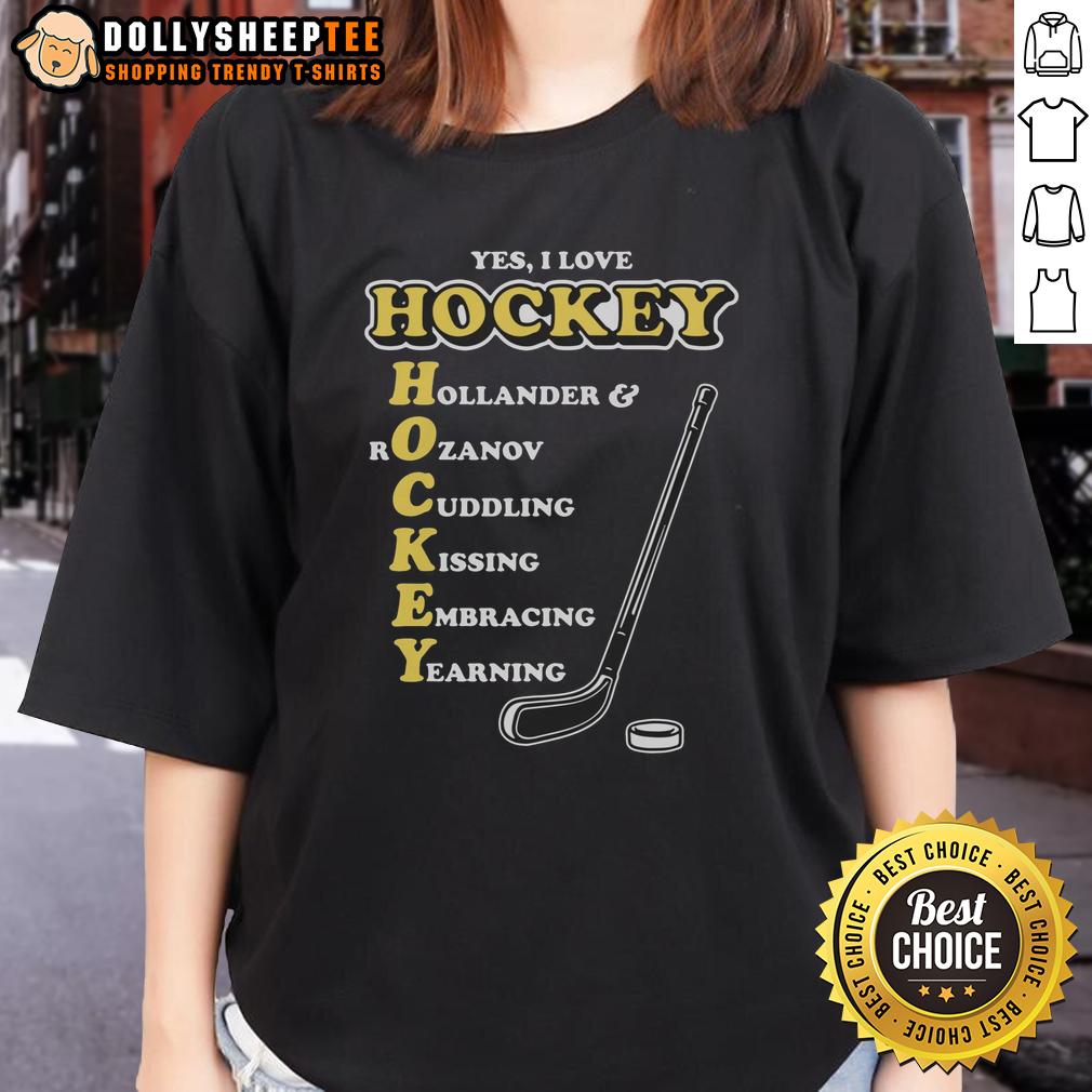 Nice I Love Hockey Acronym T-Shirt - Image 3