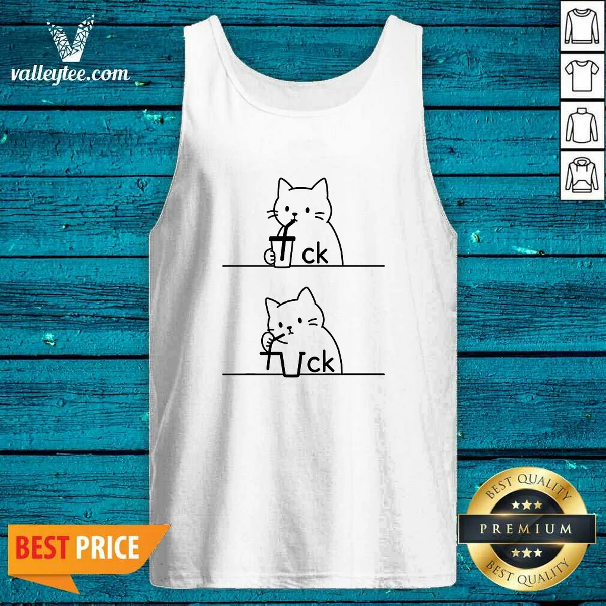 Funny Drinking Cat Shirt - Image 4