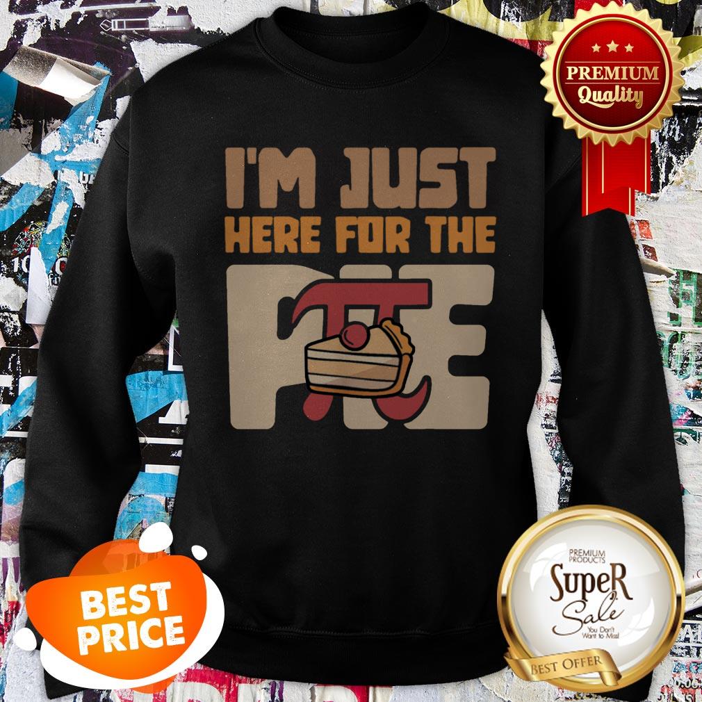 Nice Im Just Here For The Pie Math Shirt - Image 3