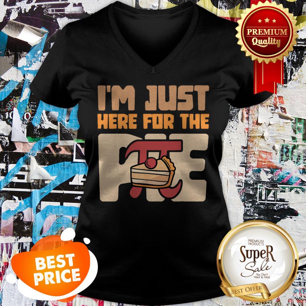 Nice Im Just Here For The Pie Math Shirt - Image 5