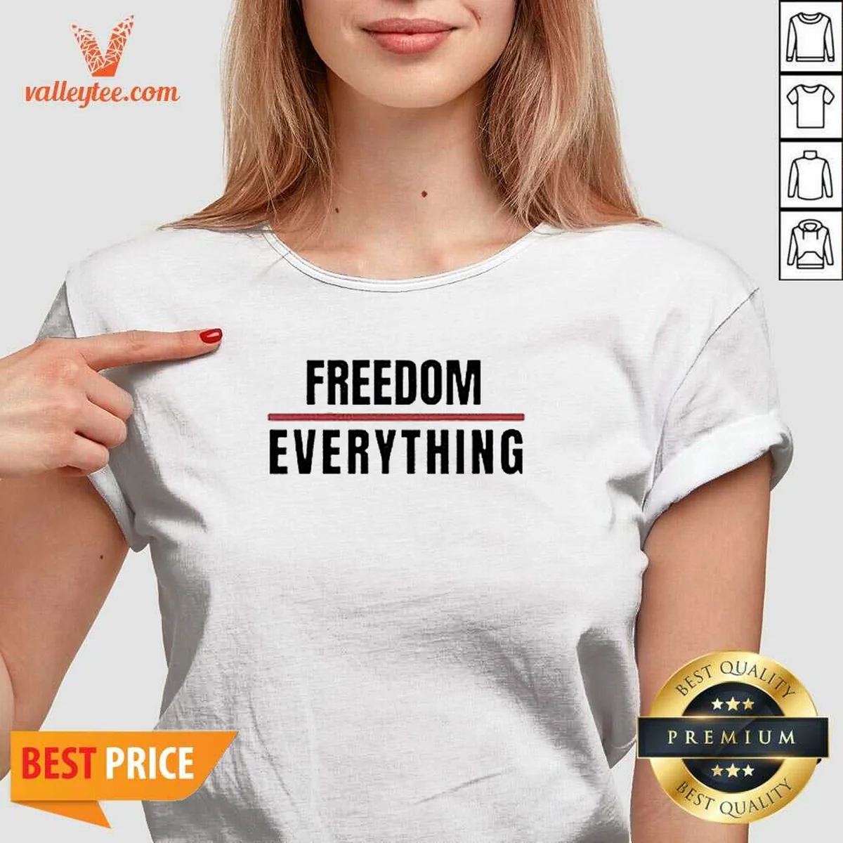 Official Freedom For Everything Shirt - Image 2