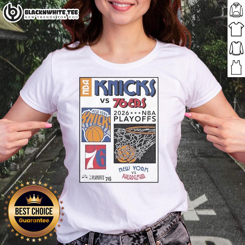 Good New York Knicks Playoffs 26 Round 2 Match Up T-Shirt - Image 3