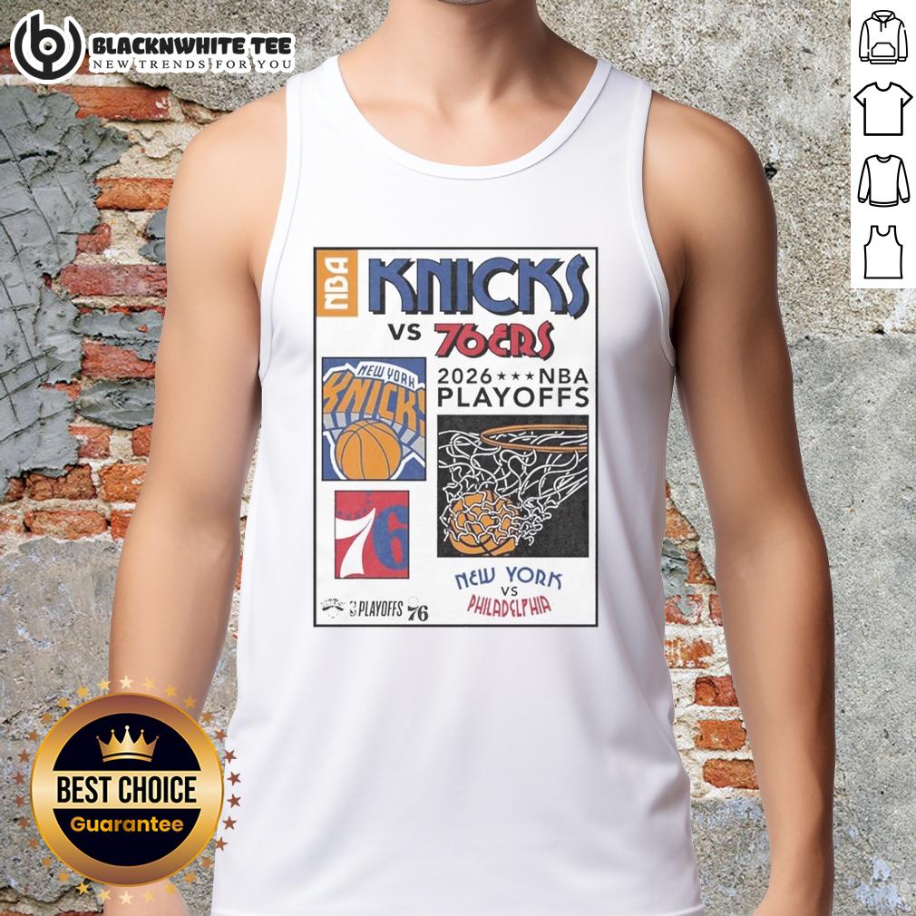Good New York Knicks Playoffs 26 Round 2 Match Up T-Shirt - Image 4