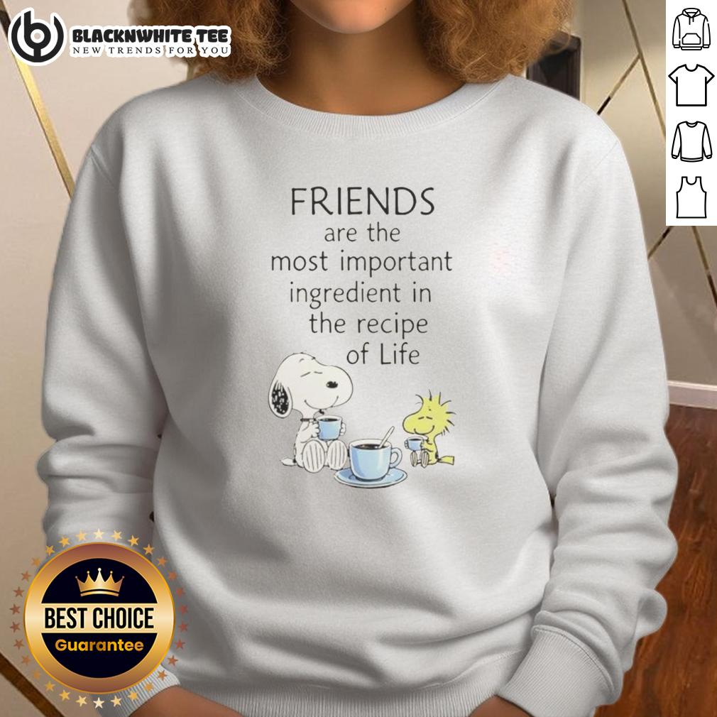 Good Snoopy Friends Are The Most Important Ingredient In The Recipe Of Life Cartoon T-Shirt - Image 5