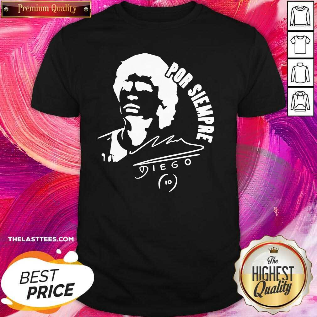 Hot Maradona Por Siempre Rest In Piece Maradona The Golden boy 1986 World Cup Diego Maradona Signature Shirt