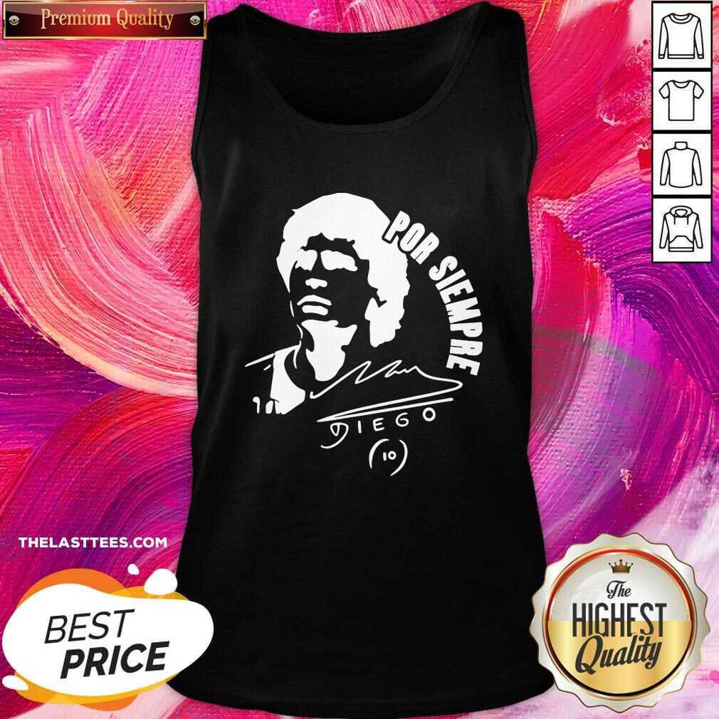 Hot Maradona Por Siempre Rest In Piece Maradona The Golden boy 1986 World Cup Diego Maradona Signature Shirt - Image 5