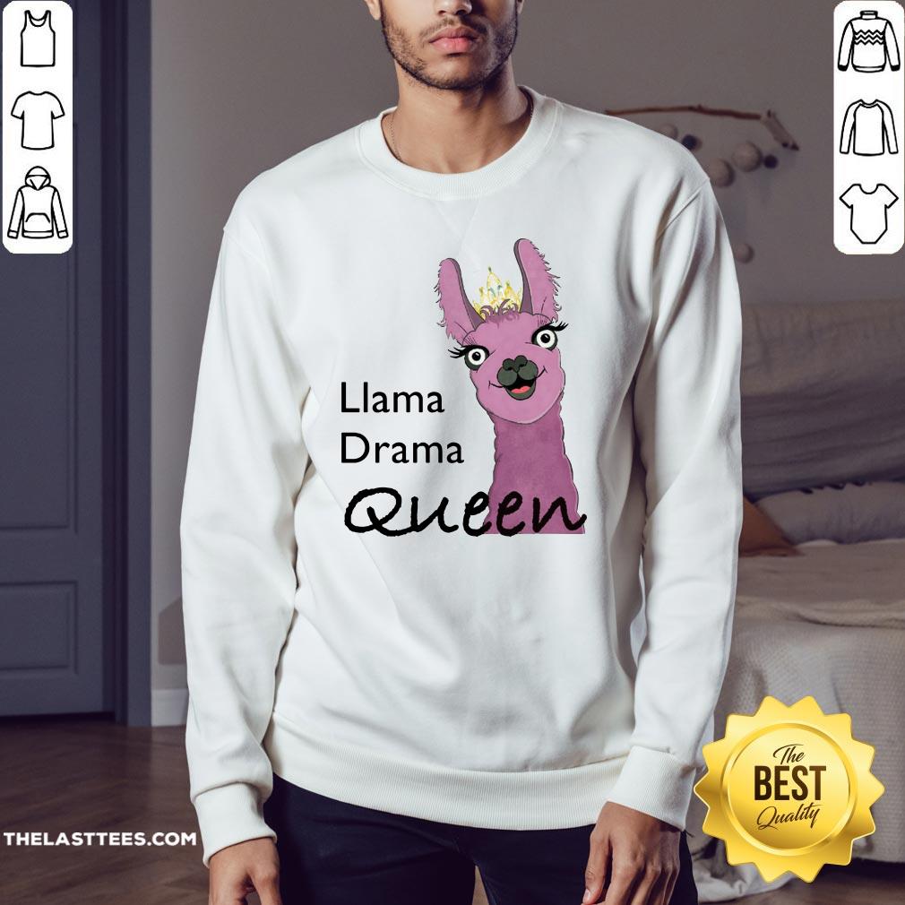 Official Llama Drama Queen Shirt - Image 4
