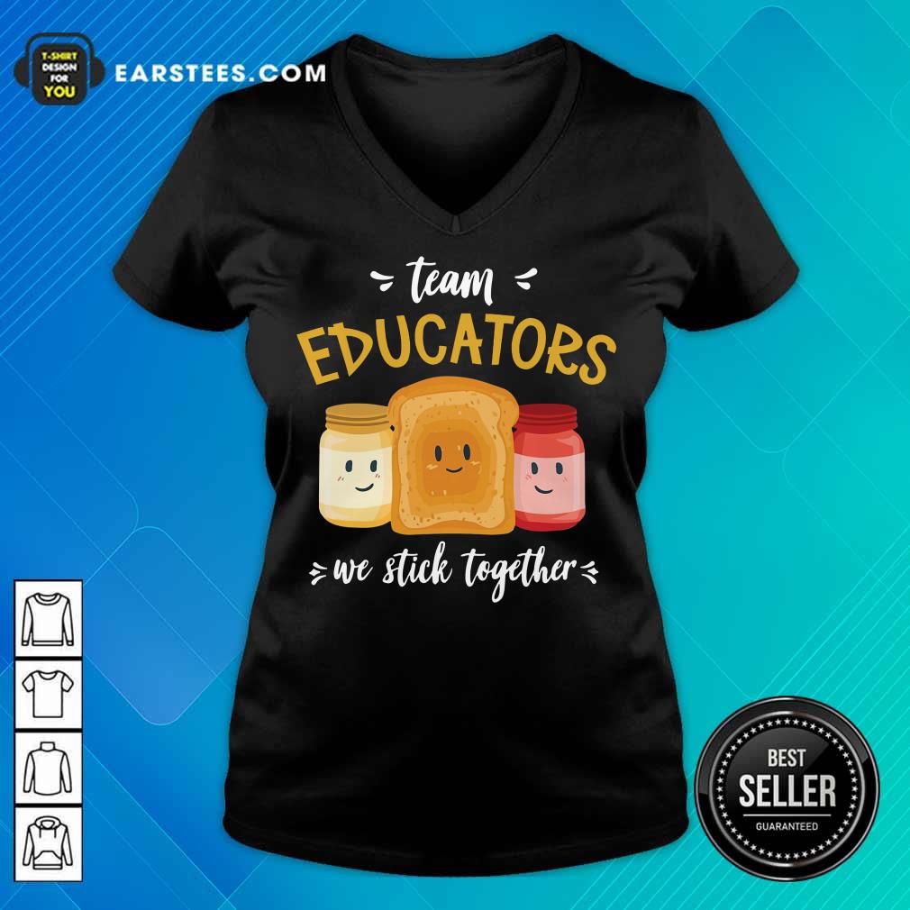 Top We Stick Together Sandwich Team Educator Shirt - Image 5