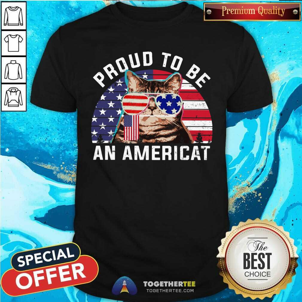 Proud To Be An Americat Vintage Shirt