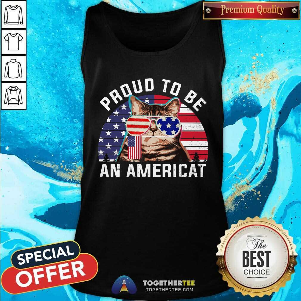 Proud To Be An Americat Vintage Shirt - Image 4