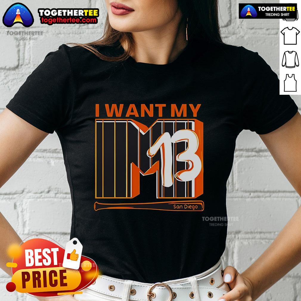 Top I Want My 13 San Diego T-Shirt - Image 3