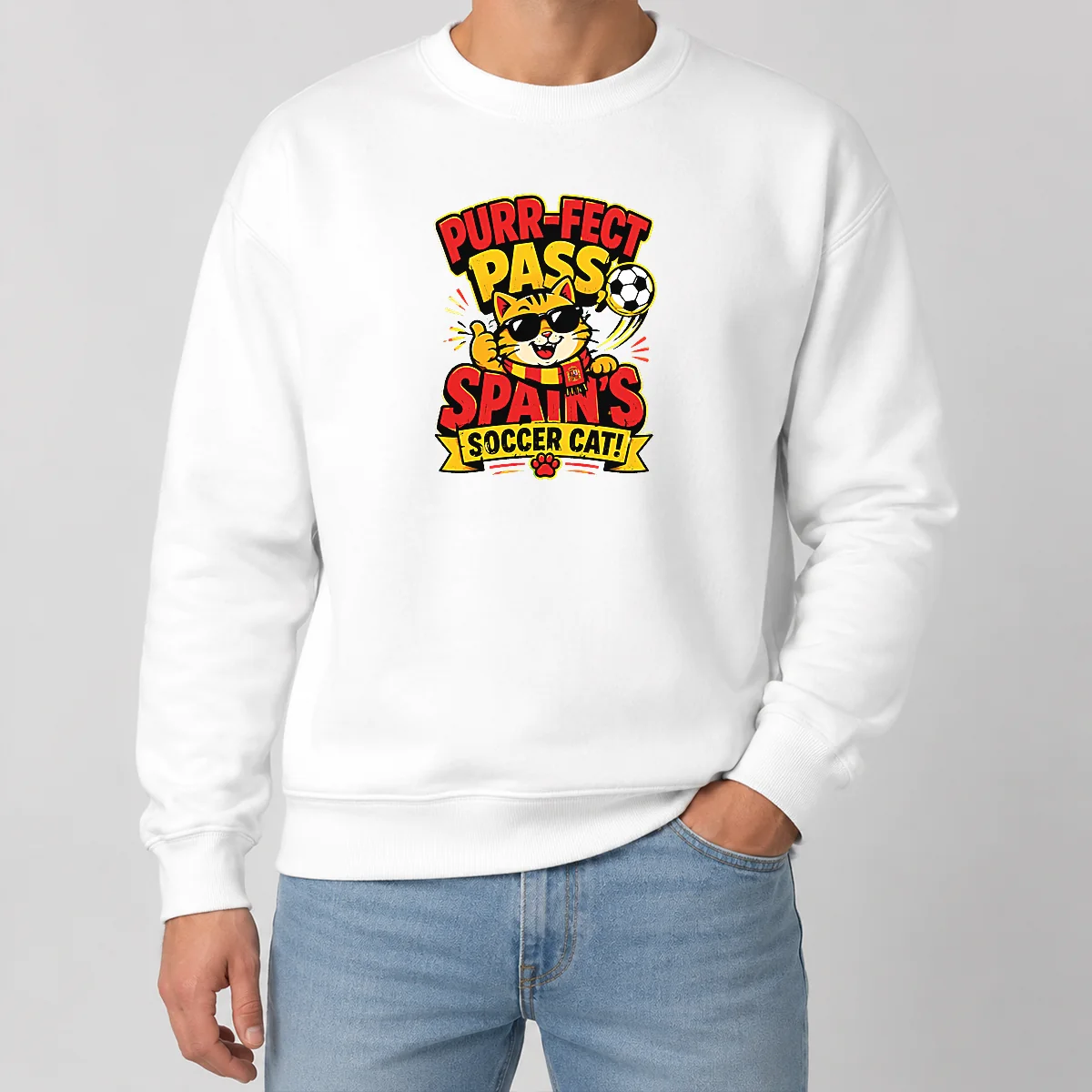 Premium Nice Spain Soccer Cat Meme Funny Soccer Vector Shirt - Image 7