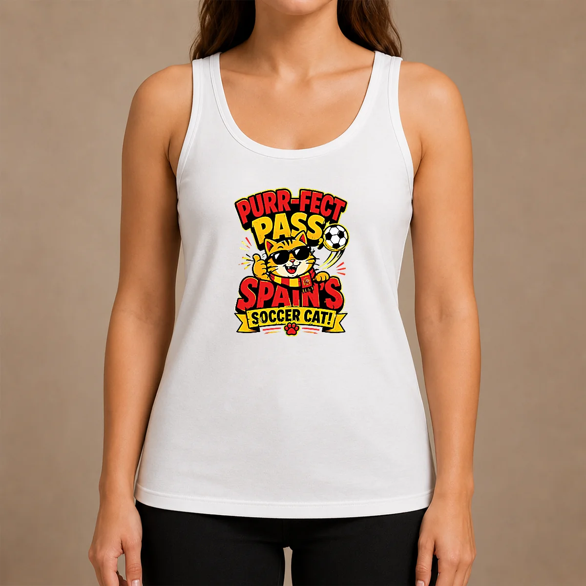 Premium Nice Spain Soccer Cat Meme Funny Soccer Vector Shirt - Image 3