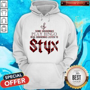 Alternative view of Some Grandmas Play Bingo Real Grandmas Listen To Styx Shirt