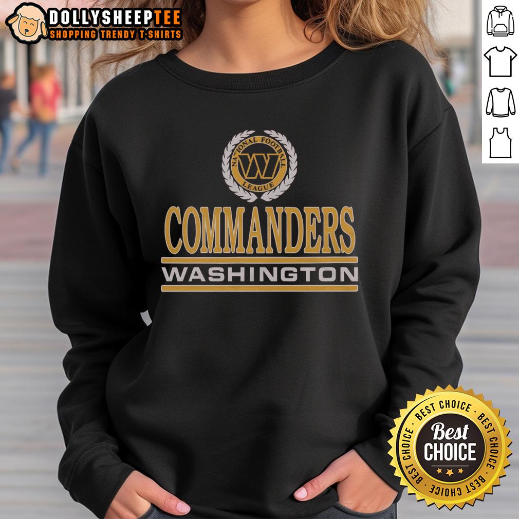 Pretty Washington Commanders Crest T-Shirt - Image 5